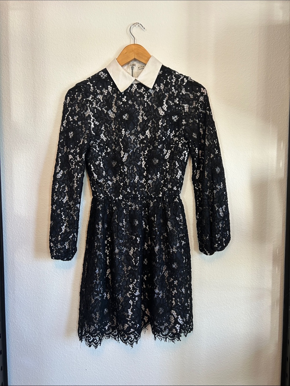 Black Lace Alice and Olivia dress
